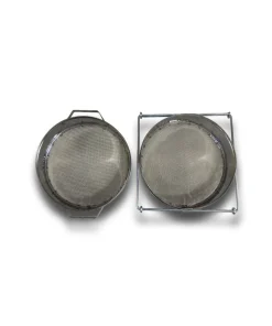 Bal Süzgeci̇ Krom Yuvarlak 2'Li̇ – Koçum Arıcılık Evi